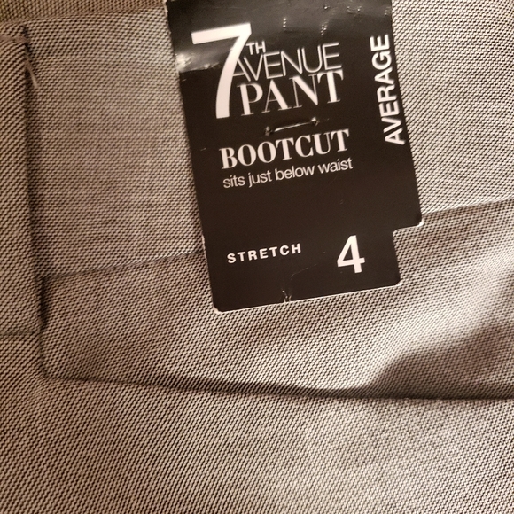 BNWT NY & Co. Gray Stretch Boot Cut Slacks, Women's Size 4 - Picture 4 of 12